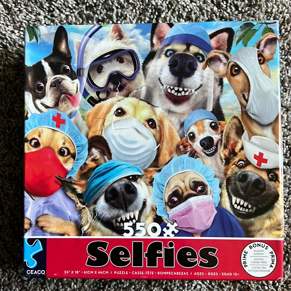 Ceaco 550pc jigsaw puzzle “Selfies”